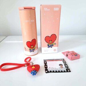 BT21 Tumbler Bts Thermos Tata Kim Taehyung 'V' Bundle